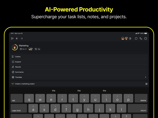 Screenshot #4 pour Taskade - AI Agents, Chat Bots