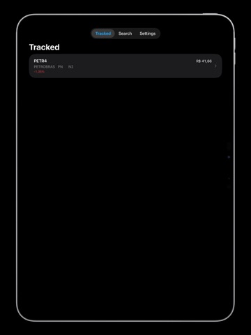 Trade Alert - B3 iPad screenshot