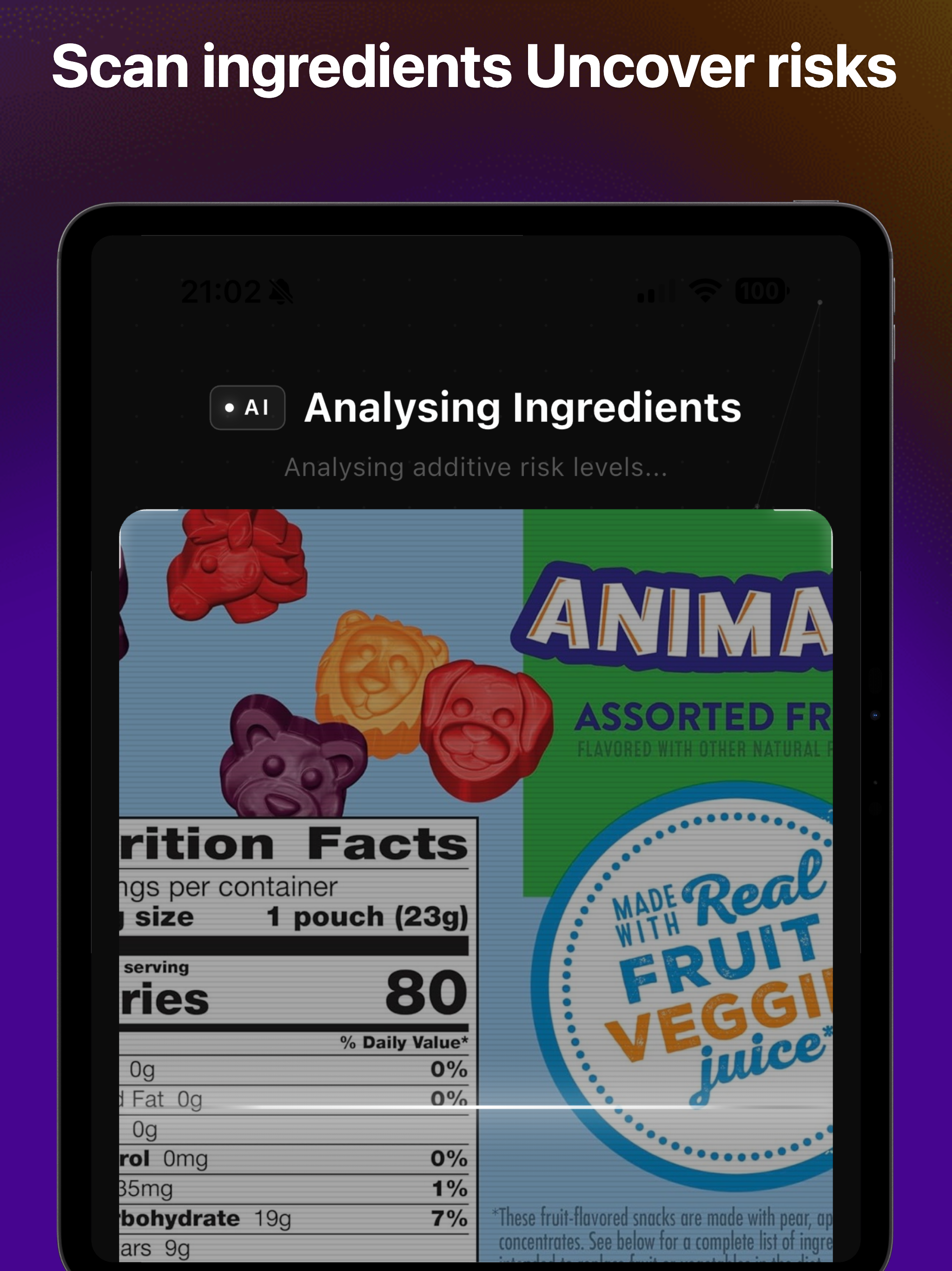 Ingredi AI: Healthy Food Scan