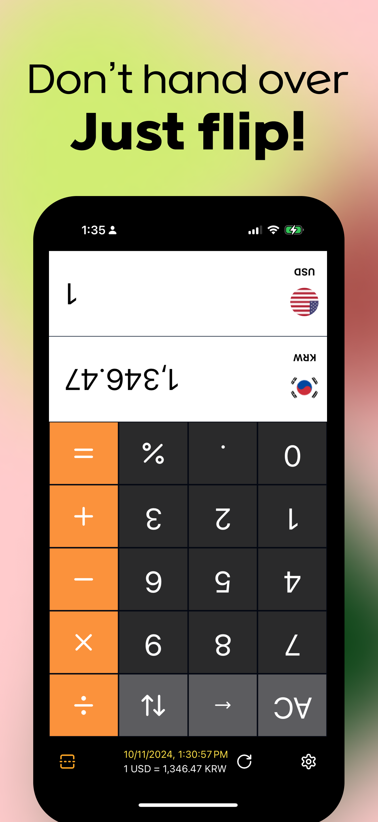 Flip Currency Calculator screenshot 3