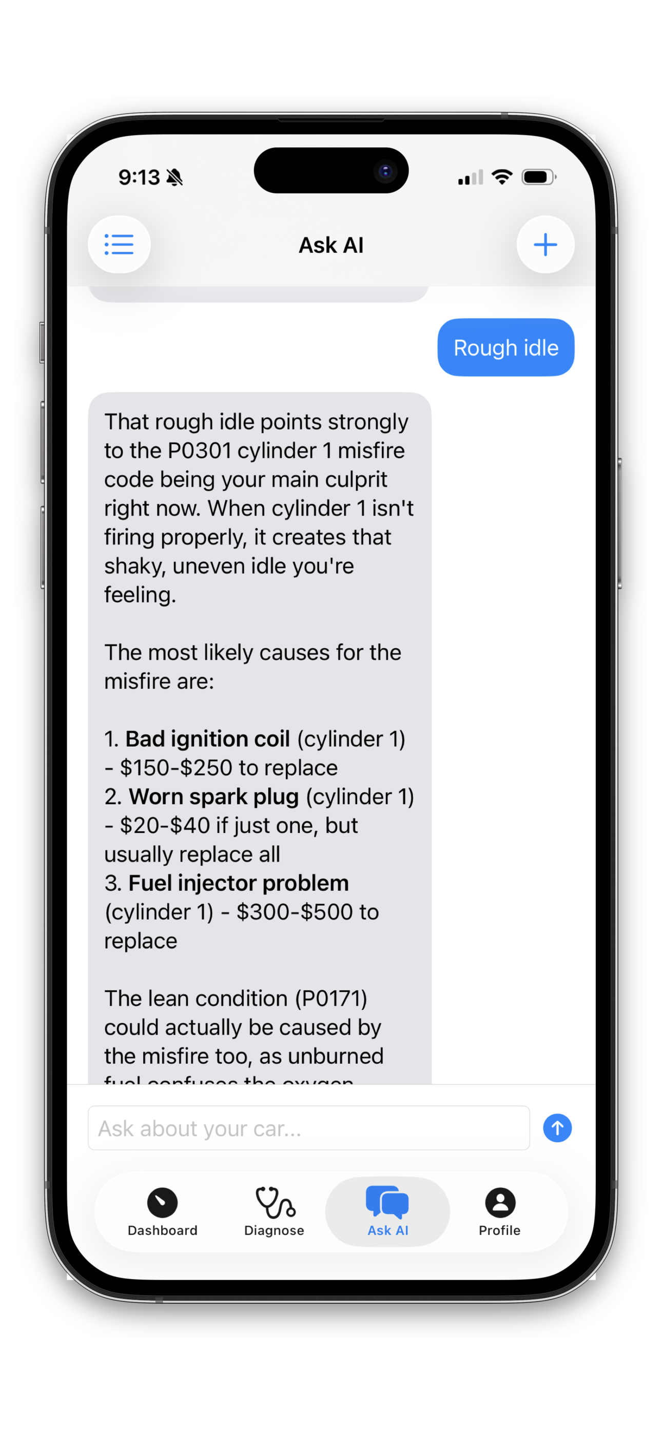 CarSense: AI Car Diagnostics screenshot 5
