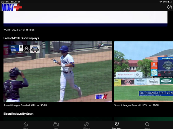WDAY+ iPad screenshot