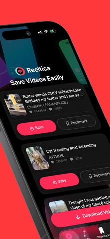 Reeltica: Save Videos iPhone screenshot