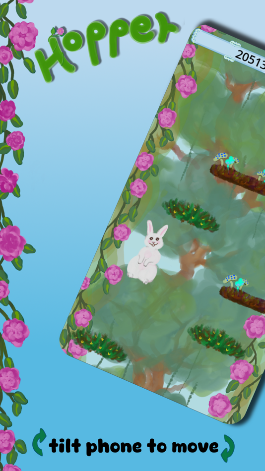 #2. Hopper, The Bunny (iOS) 由: Tiago Sommer Damasceno