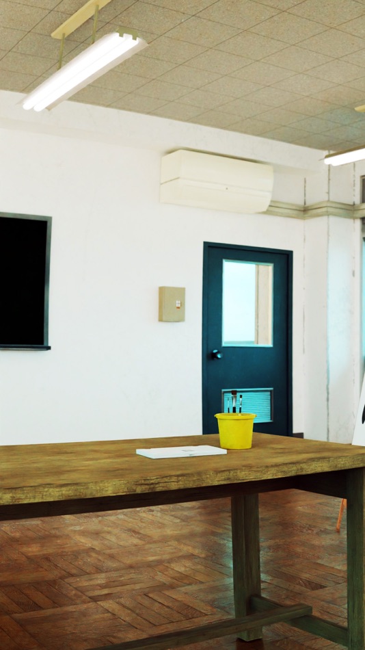 #1. EscapeGame Art Room (iOS) Podle: RINTARO HORI