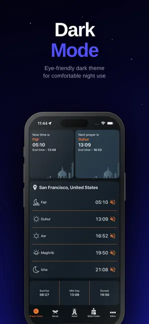 Prayer Times - Quaran, Qibla screenshot 2