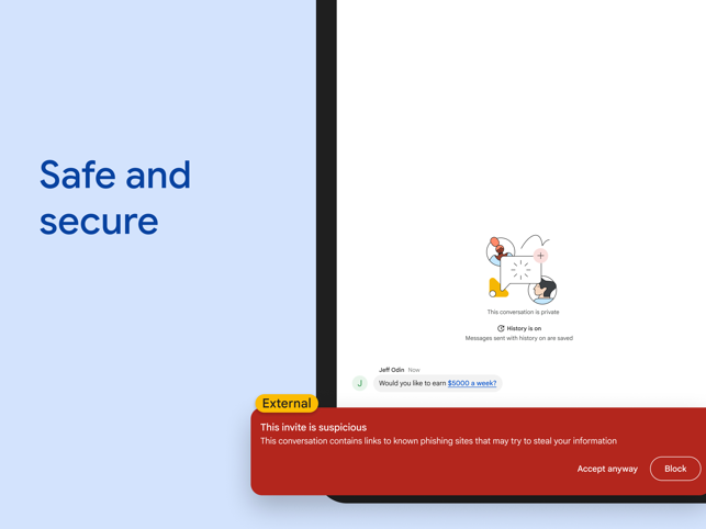 ‎Google Chat Screenshot