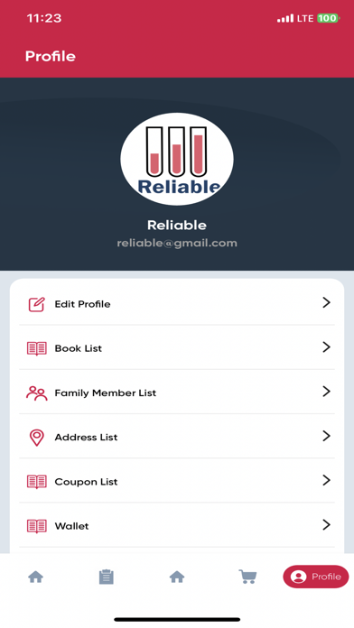 Reliable - Blood Test at Home Screenshot