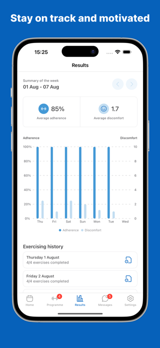 My Exercise App Screenshot 5 of 6