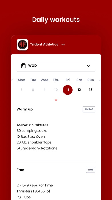 Trident Athletics VA Screenshot