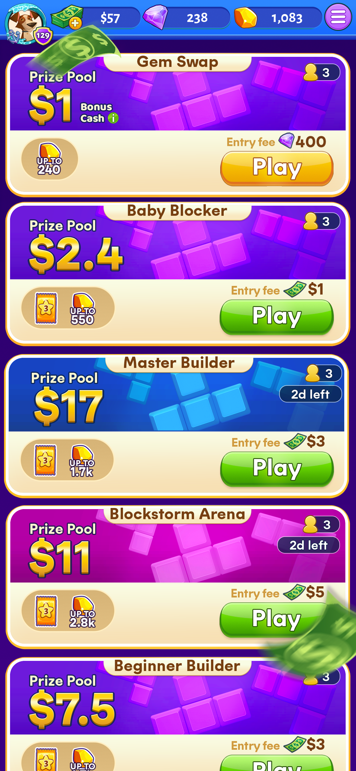 Block Match Cash screenshot 3