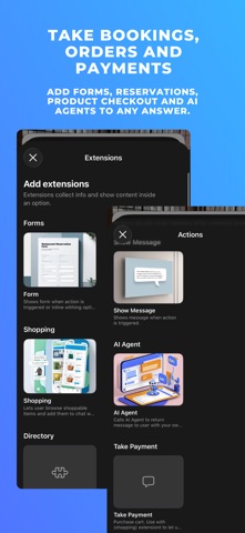 Answe: AI Forms & Chatbot iPhone screenshot