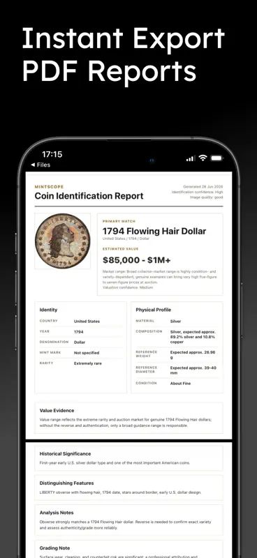Coin Identifier: MintScope screenshot 3 of 8