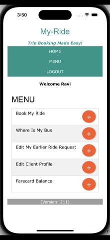 MyRideGo Screenshot 2 of 3
