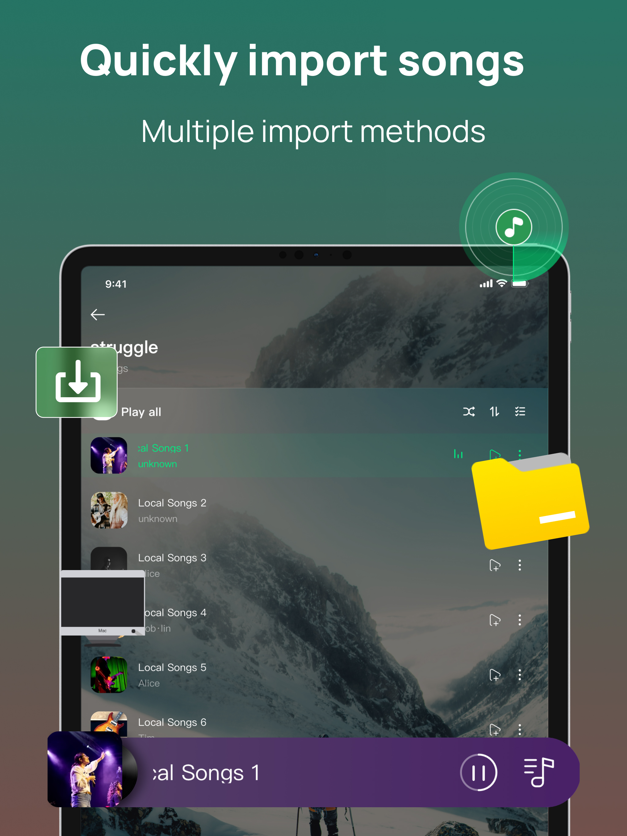 Offline Music Player ‣Play MP3