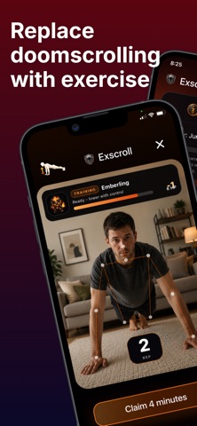Exscroll: Exercise App Blocker Screenshot 1 of 8
