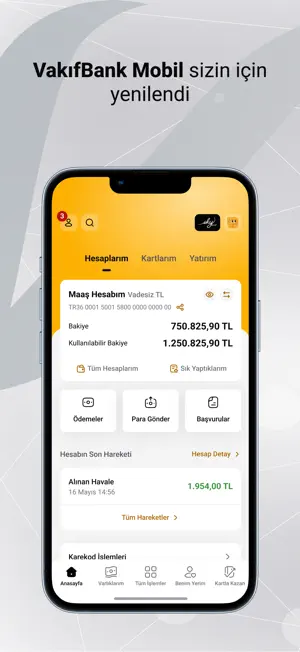 VakıfBank Mobil Bankacılık screenshot 1