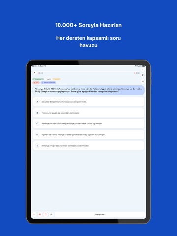 Cepte KPSS 2026: Gerçek Deneme iPad screenshot 3