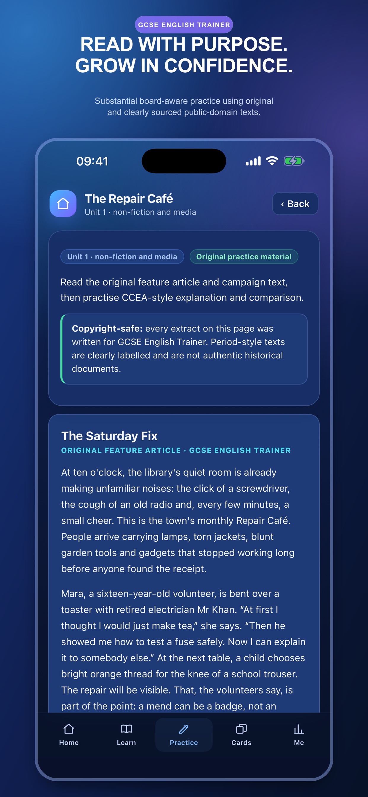 Screenshot 3 of GCSE English Trainer