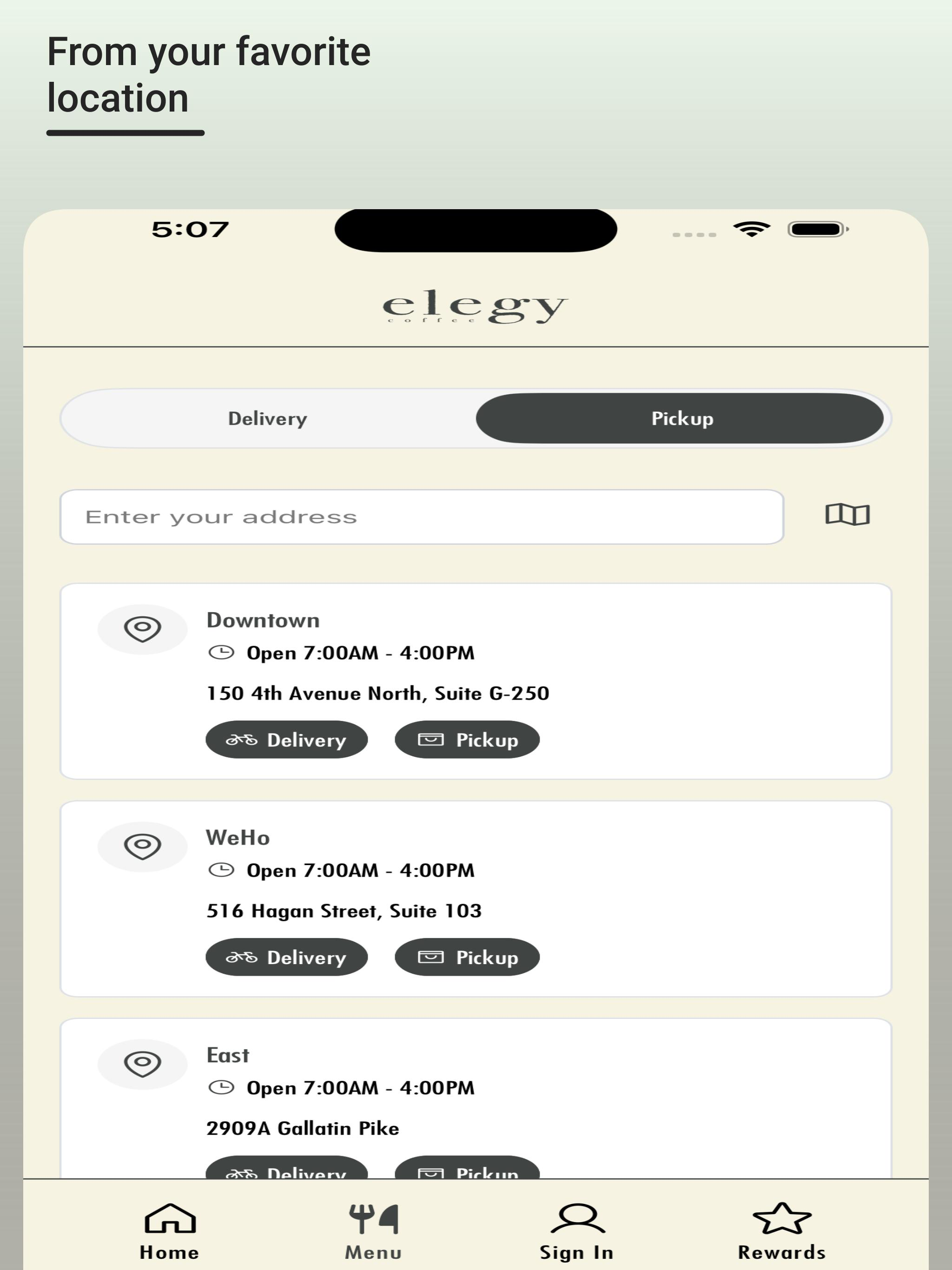 Elegy Coffee screenshot 8