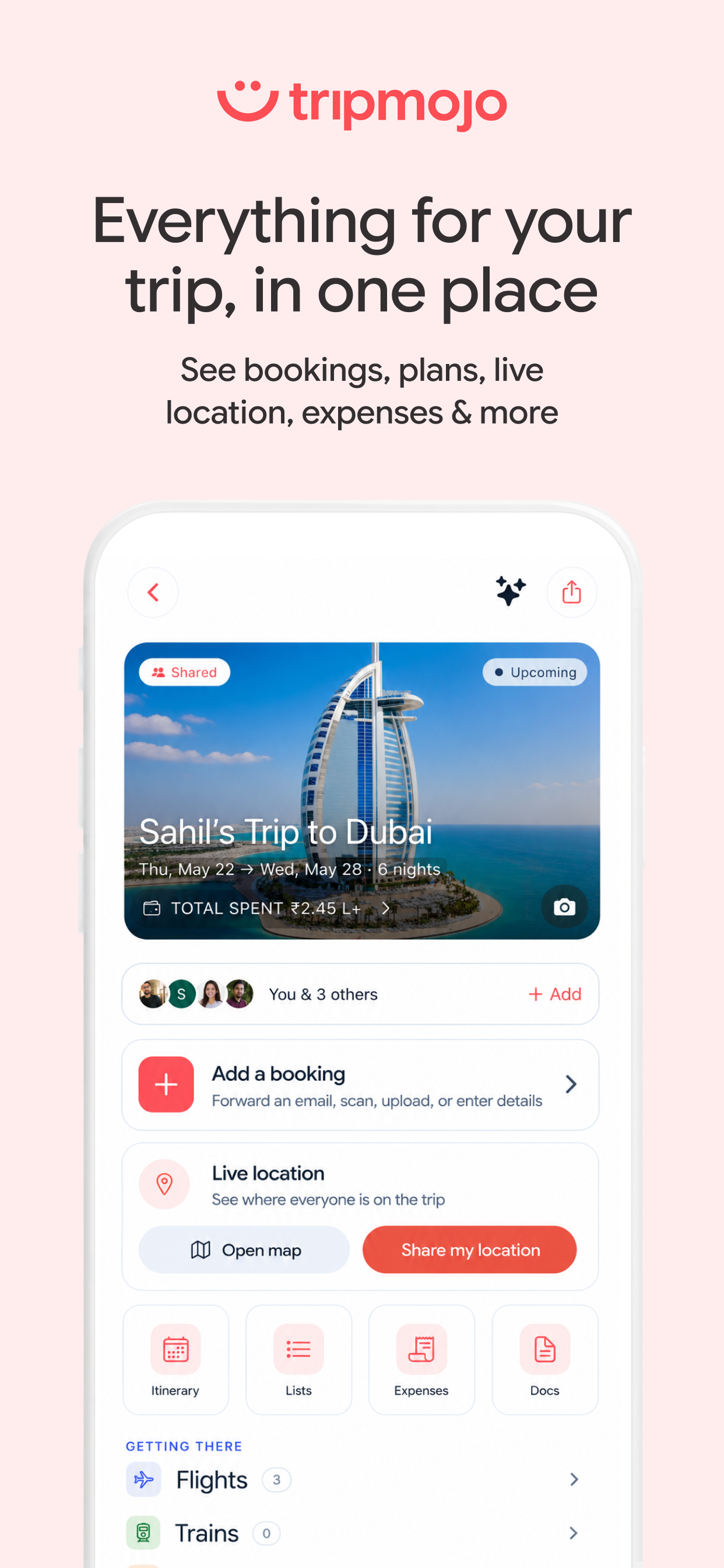 Tripmojo: Trip Planner App screenshot 5