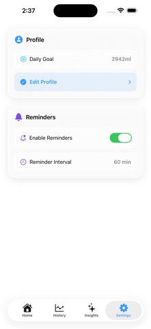 Hydrate Hive: Smart Tracker screenshot