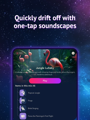 Baby Sleep Sounds by Hobiyo iPad screenshot