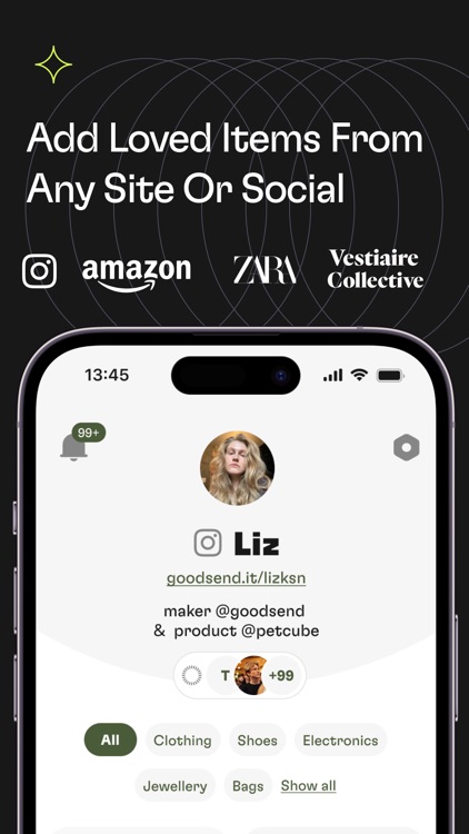 Goodsend - Shopping Wishlist