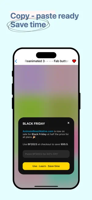 AnimateReactNative screenshot 4