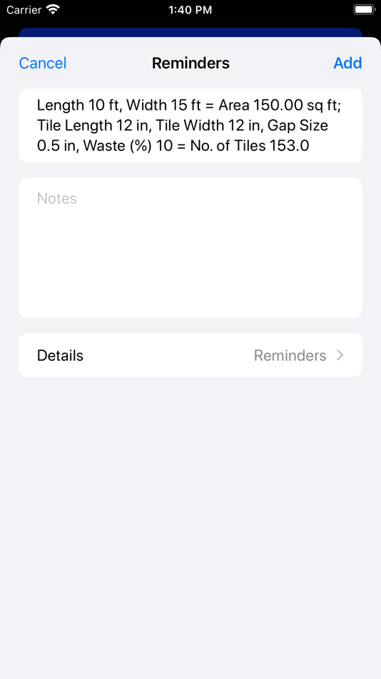 #8. Tile Calculator Pro (iOS) Podle: Anna Filobok