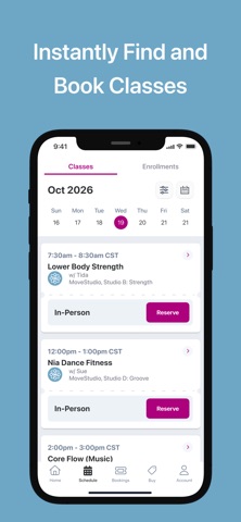 MoveStudio Dallas iPhone screenshot