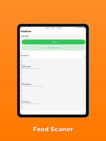 Scan & Cook Recipe AI iPad screenshot
