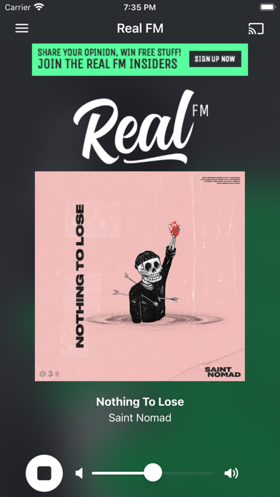 100.3 Real FM Screenshot