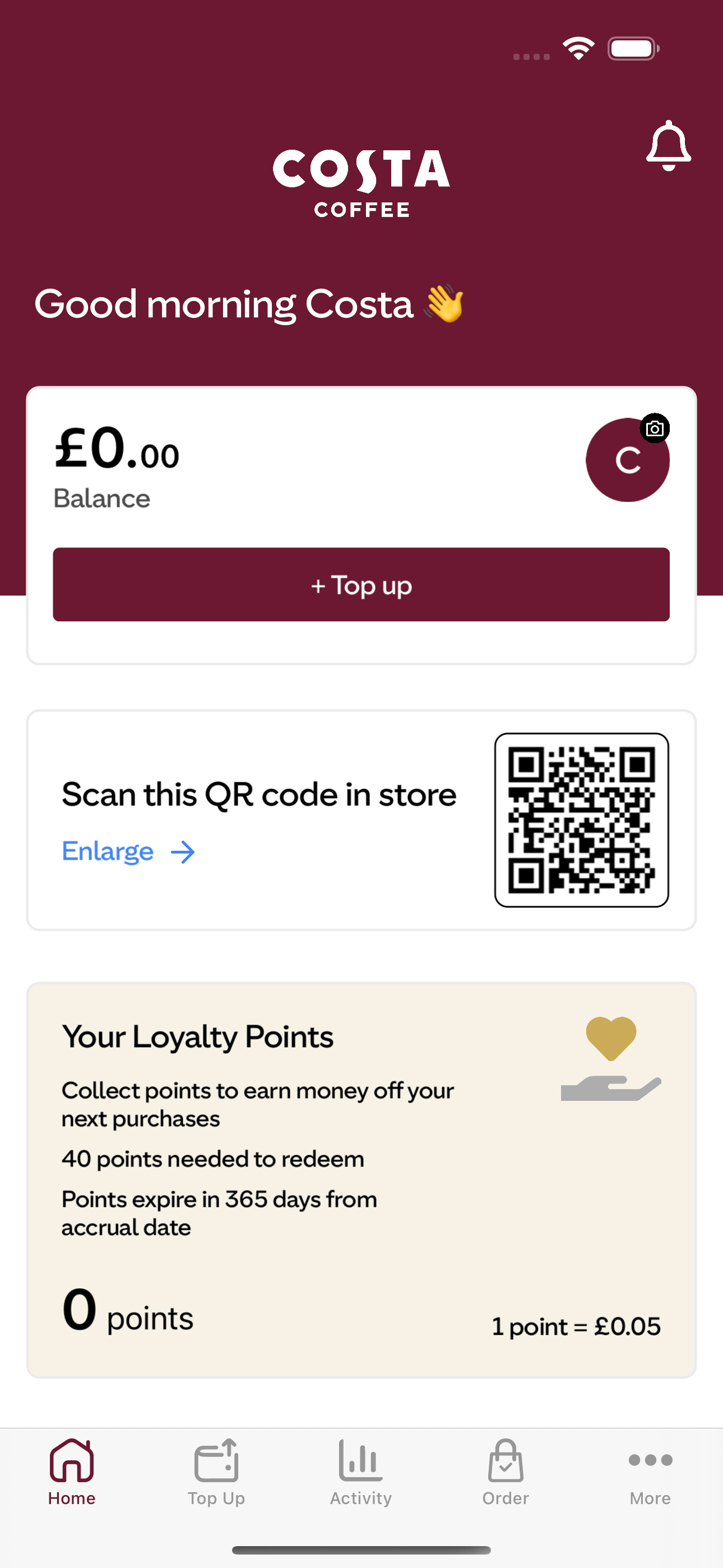 Costa Coffee Gibraltar