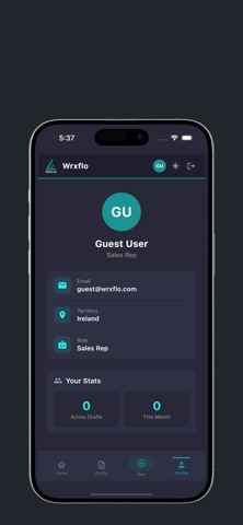WrxFlo Sales screenshot