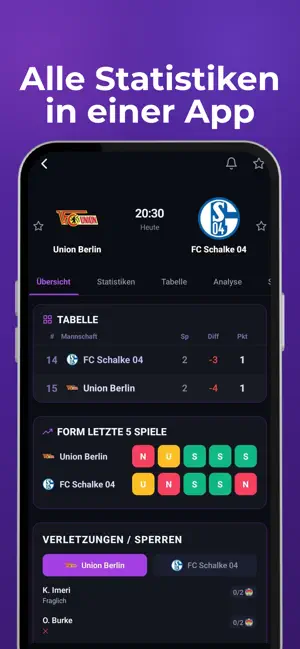 Sportwetten Stats: Wett-Tipps screenshot 1