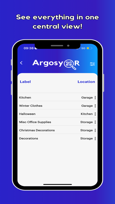Argosy QR iPhone screenshot 2 - Productivity app