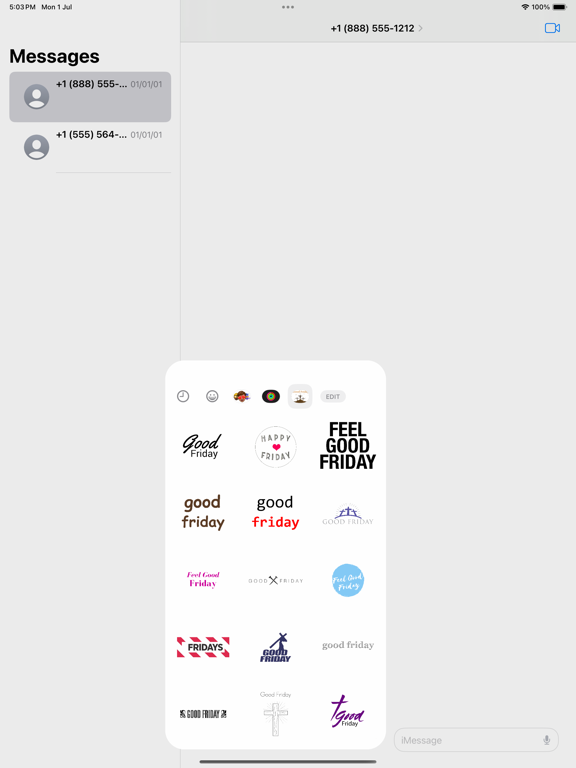 Screenshot #6 pour Good Friday Stickers 2018