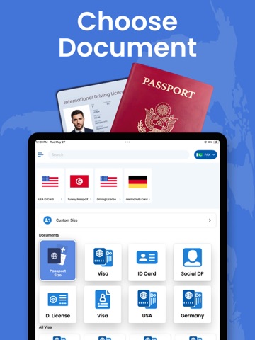 Passport Photo Maker - Visa/ID iPad screenshot