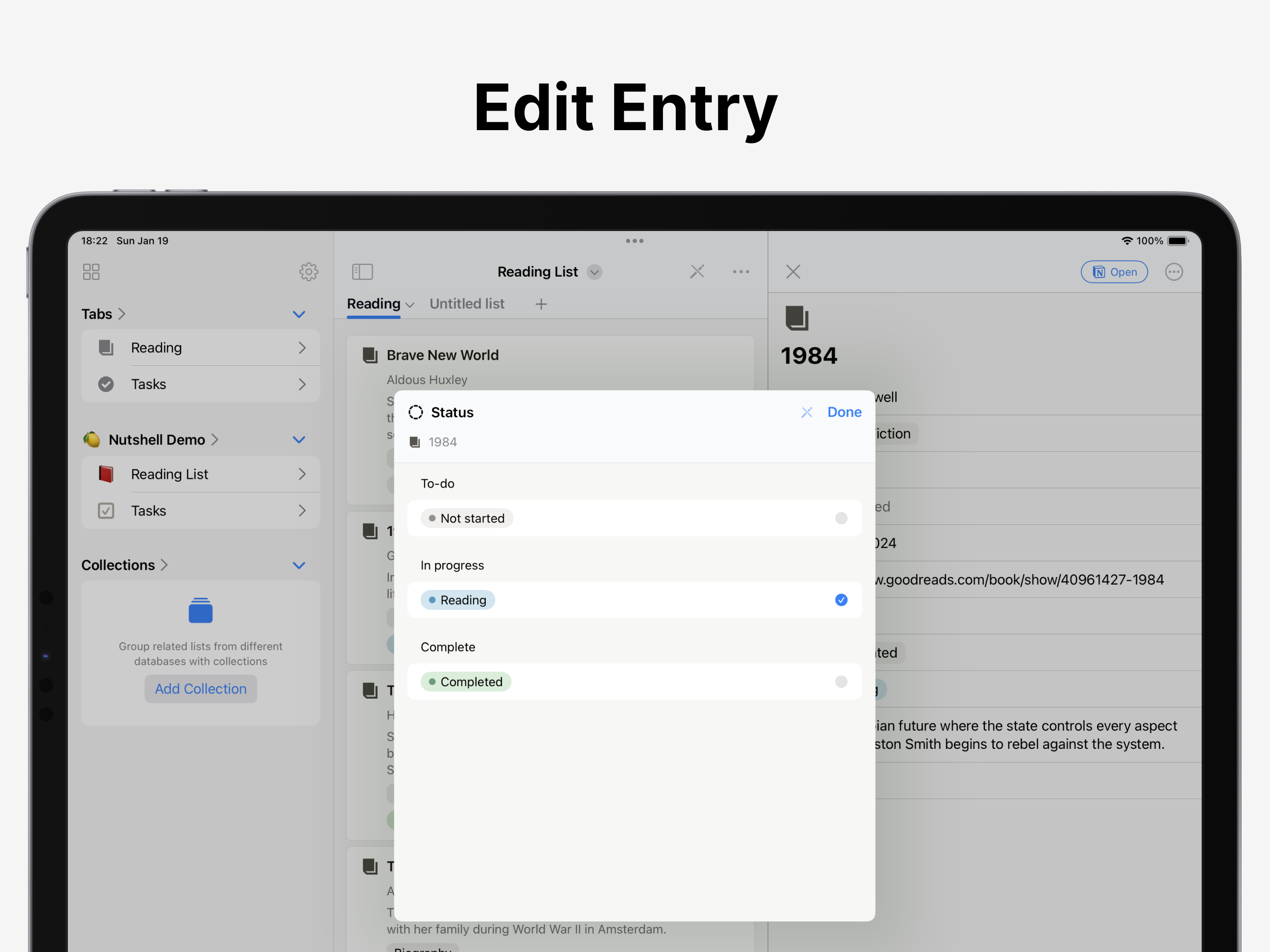 Nutshell: Widgets for Notion