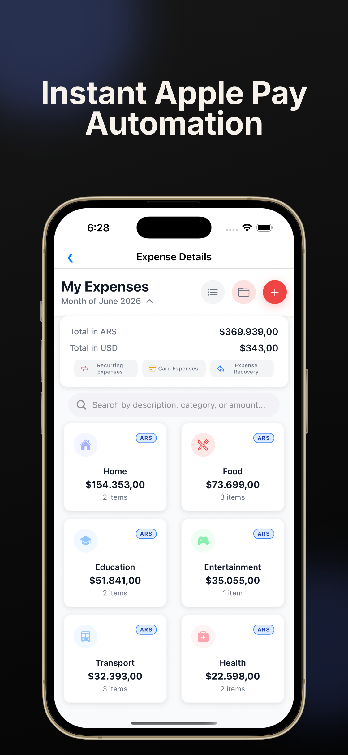 MoneyTrack, Expense Manager screenshot 3