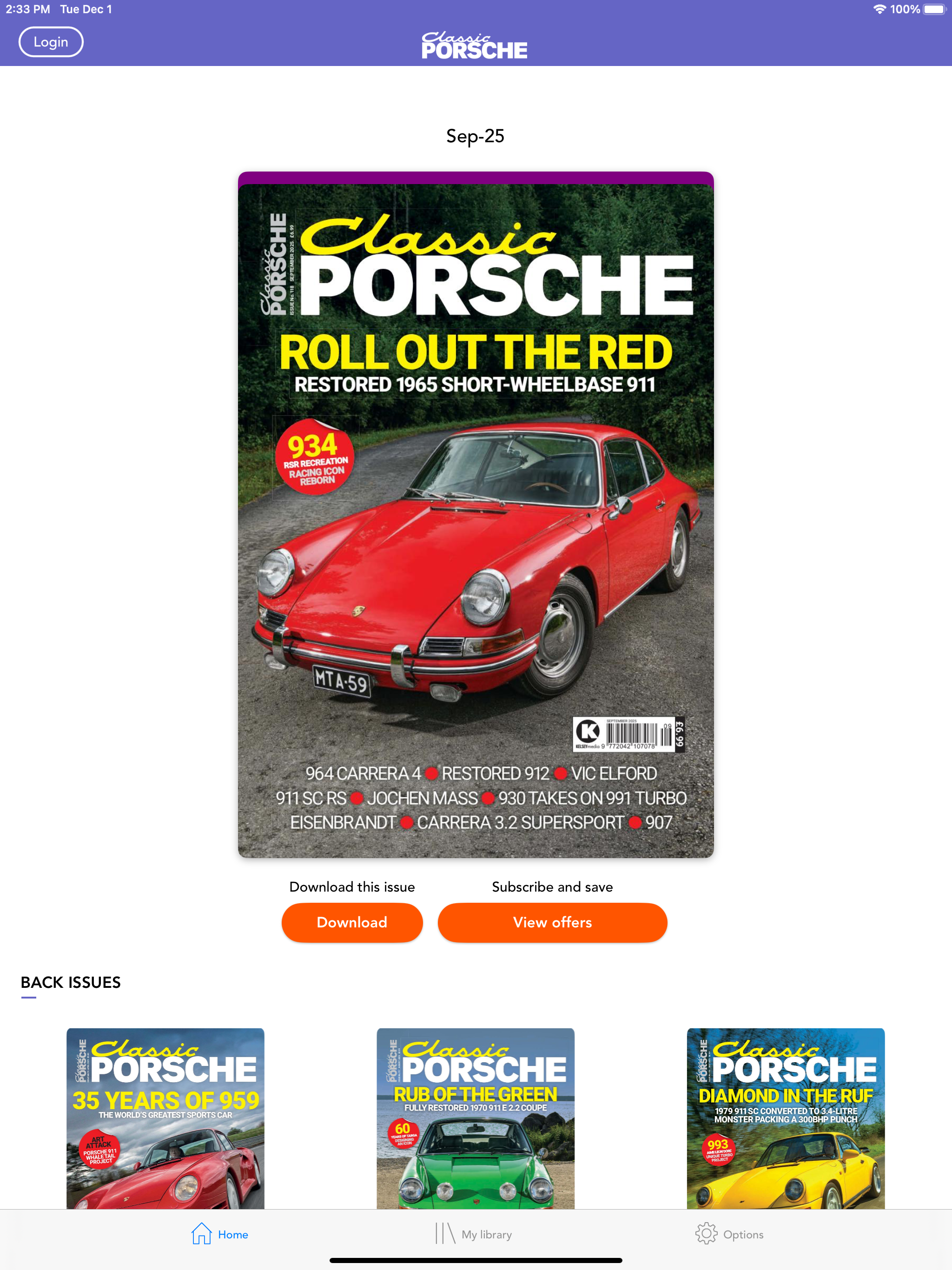 Classic Porsche Magazine
