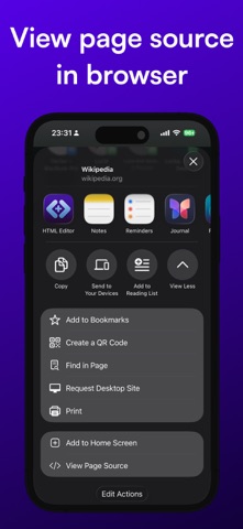 HTML Editor + Viewer iPhone screenshot