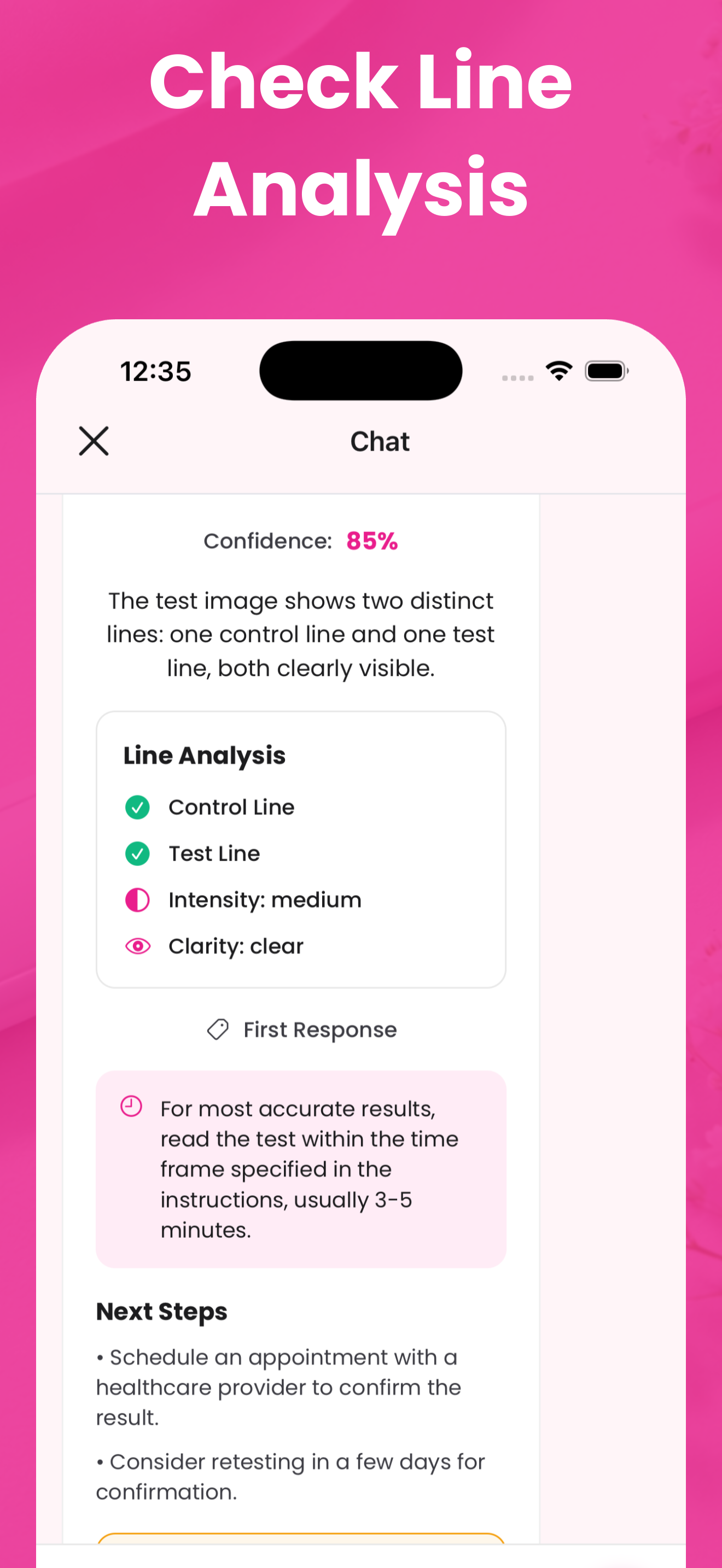 Pregnancy Test Scanner: Nuva