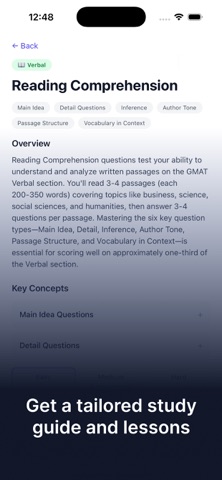 GMAThlete | AI GMAT Prep Screenshot 4 of 5