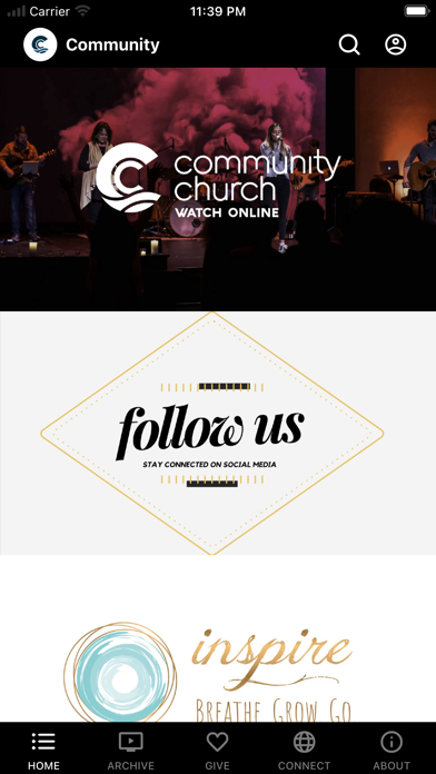 WeAreCommunity.Church Screenshot