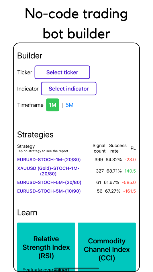 #4. Falcon - Trading Bot Builder (iOS) 由: STRANDJASCHOOL EOOD
