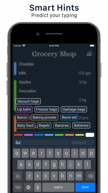 Grocery Shopping List: To Shop screenshot-3