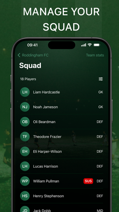 Soccer Coaching: Dugout Screenshot