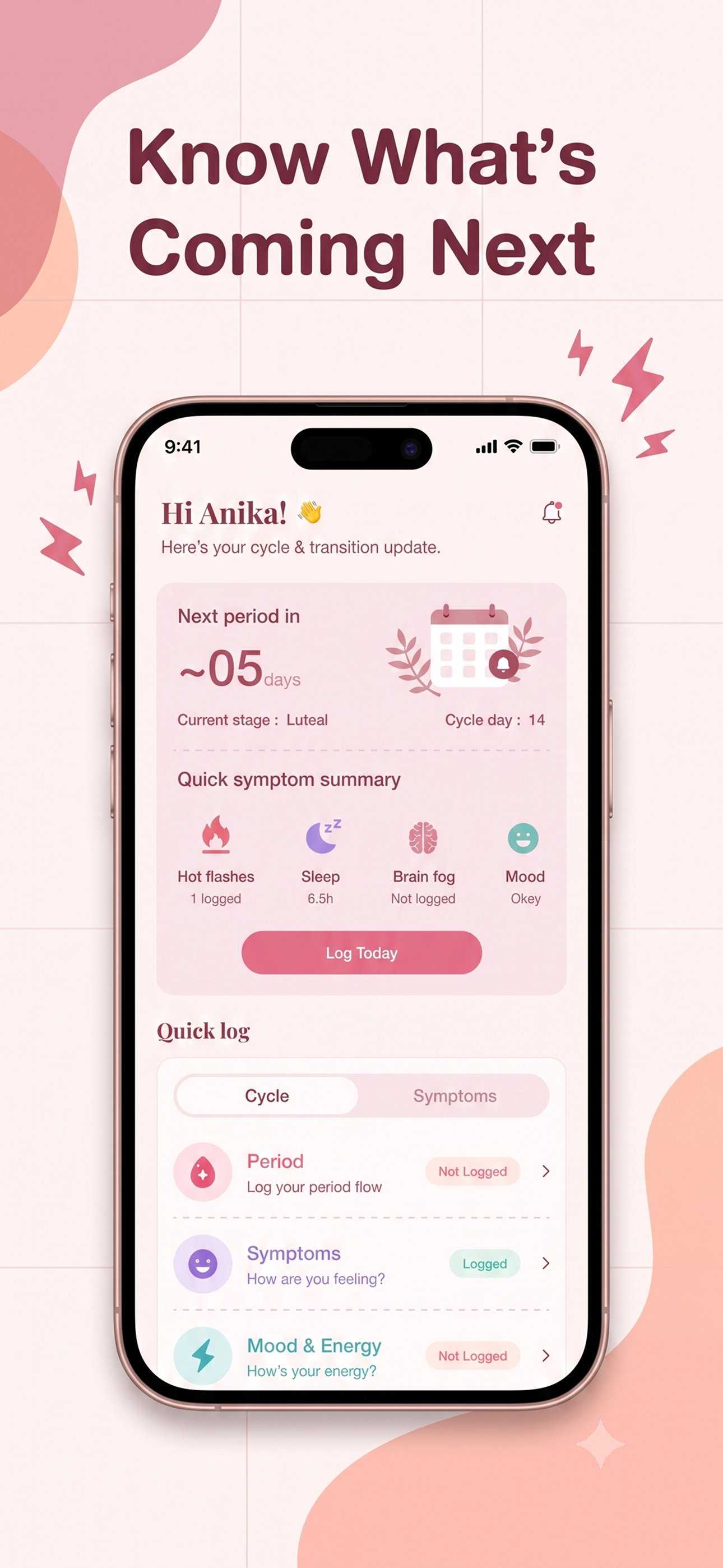 Sathi: Period & Menopause screenshot 2